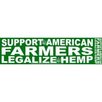 SUPPORT AMERICAN FARMERS LEGALIZE HEMP STICKER