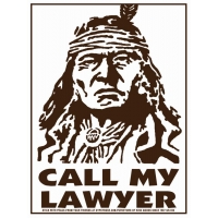 CALL MY LAWYER STICKER