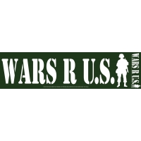 WARS R US STICKER