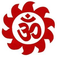 Om In Sun Sticker