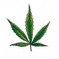Cannabis Leaf Sticker