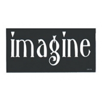 IMAGINE BUMPER STICKER