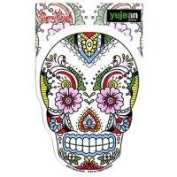 Sugar Skull Sunny Buick's Lace Sticker