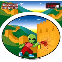 Great Wall Alien Sticker