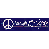 Peace Symbol Through Music Ministicker