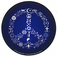 Peace Coexist Symbols Ministicker