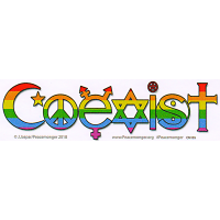 Rainbow Coexist Ministicker