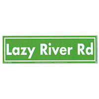 Lazy River Rd Sticker