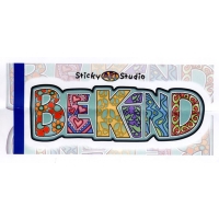 BE KIND PSYCHEDELIC STICKER