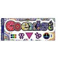 Rainbow Coexist Sticker