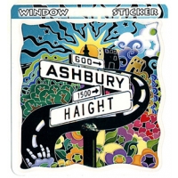 HAIGHT ASHBURY STICKER