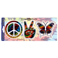 Peace Peace Butterfly 3 In 1 Sticker