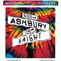 Tye Dye Haight And Ashbury Sticker