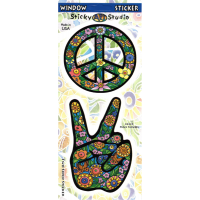 Peace Flower Sticker