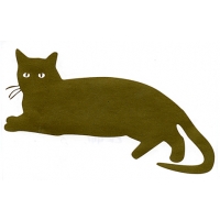 RUB ON CAT STICKER