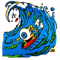 EYEBALL SURFER STICKER