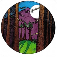 Purple Mountain Sticker