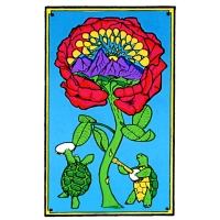 Terrapin Flower Sticker