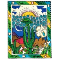 Terrapin On Cactus Sticker