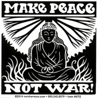 MAKE PEACE NOT WAR STICKER