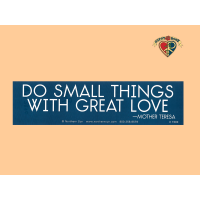 Do Small Things Sticker