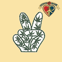 HEMP PEACE HANDS PATCH