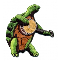 THE GRATEFUL DEAD BANJO PLAYING TURTLE PATCH