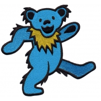 GRATEFUL DEAD EXTRA LARGE ASSORTED DANCING BEAR PATCH