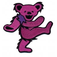 GRATEFUL DEAD LARGE ASSORTED DANCING BEAR PATCH