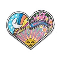 Dan Morris Night Day  Heart Patch