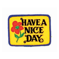 HAVE A NICE DAY FLOWER PATCH
