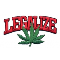 Legalize Pot Leaf Patch