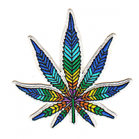 Rainbow Pot Leaf Patch