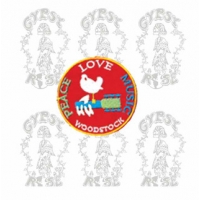 WOODSTOCK PEACE LOVE MUSIC PATCH