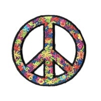 FLOWER POWER PEACE PATCH PATCH