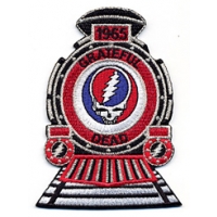 GRATEFUL DEAD STEAL YOUR FACE 1965 TRAIN FRONT PATCH