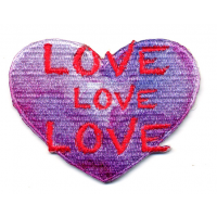Love Love Love Heart Patch
