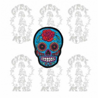 ROSE SKULL PATCH