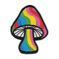 Rainbow Striped Mushroom Patch