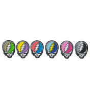 Grateful Dead Stealie 6Pk Patch