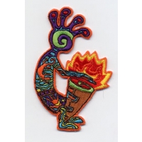 MULTI COLOR KOKOPELLI PATCH