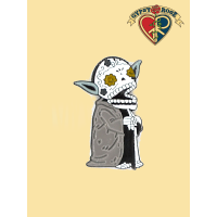 Yoda Skull Pin
