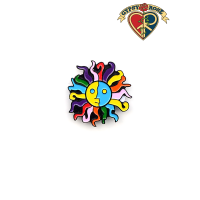 Multi Colored Sun Pin