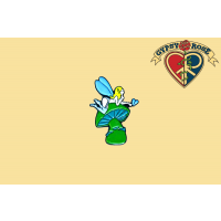 Fairy On A Mushroom Pin