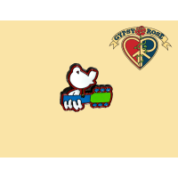 Woodstock Peace Logo Pin