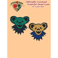 Grateful Dead Dancing Bear Face Fleece Applique