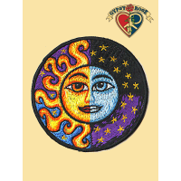 Day And Night Hand Embroidered Patch