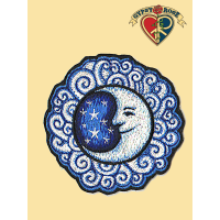 Moon Dreams Hand Embroidered Patch