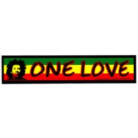 Marley One Love Small Bumper Sticker