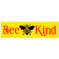 Small Bee Kind Sticker